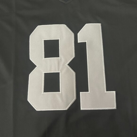 NFL Tim Brown Black Oakland Raiders Gridiron Classics 1997 Player #81 Jersey - Picture 6 of 7